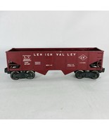 Postwar Lionel #6456 Maroon Lehigh Valley Hopper - $361.52 MXN