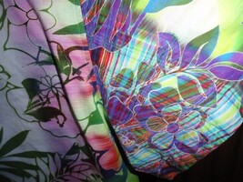 Robert Graham Honolulu  Hawaiian Floral Embroidered Short Sleeve Size Large image 10