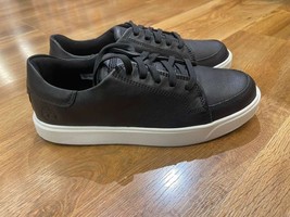 TIMBERLAND MEN&#39;S EMERSON STRECT LOW LACE SNEAKER BLACK FULL GRAIN A6BVJ-W02 - $144.99