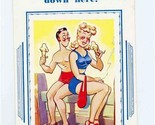 All the Best! There&#39;s Plenty of Everything Down Here Pin Up Postcard - £7.75 GBP