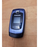 Samsung flip phone schu340 Used Cell Phone battery &amp; back included Parts... - £9.05 GBP