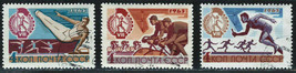 RUSSIA USSR CCCP 1965 Very Fine Used Stamps Set Scott # 3075-3077 Sports - £0.56 GBP