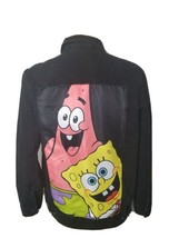Spongebob Squarepants Nickelodeon Mens Denim Jacket Black Patrick Star J... - £46.23 GBP