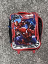 Marvel Heroes Spider-man Iron Man Capt America avengers rolling suitcase... - $27.72