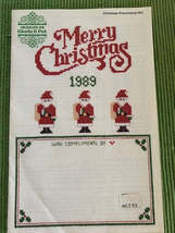 Merry Christmas Cross Stitch Designs By Gloria &amp; Pat Book - $5.00