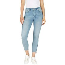 $100 Numero Women&#39;s High Rise Tuxedo Side Skinny Jeans Monaco Blue Size 28 - £35.45 GBP