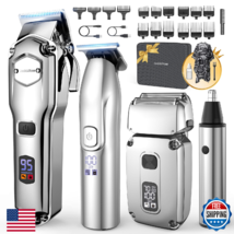 Jack &amp; Rose Hair Clippers for Men Set Professional, Cordless Men Hair Tr... - $86.98