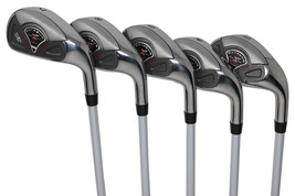 Extreme X7 High MOI XL Tall Mens +2&quot; Std Iron Set (7-SW) Graphite Reg R Flex - £306.98 GBP