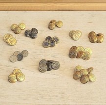 Buttons Vintage Antique Mixed Lot of 46 Military Countries Metals - £81.47 GBP
