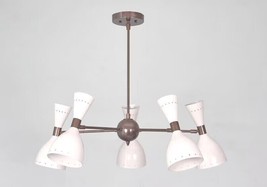 Mid Century Sputnik Chandelier DIABOLO Stilnovo Ceiling Light Lamp , Italian - £494.80 GBP