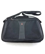 Swiss Army Black Nylon Computer Laptop Shoulder Messenger Bag Briefcase ... - £19.63 GBP