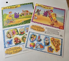 1990s McDonalds Sticker Postcards Set of 2 New  - £7.79 GBP