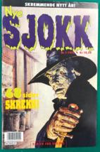 NYE SJOKK #1 (1993) Norwegian B&amp;W horror comic Brunner Shores Crandall FINE+ - £31.00 GBP