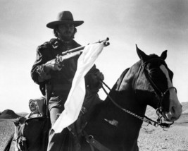 The Outlaw Josey Wales Clint Eastwood with surrender flag and gun 8x10 Photo - £7.32 GBP