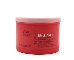 Wella Invigo Brilliance Vibrant Color Mask With Lime Caviar/Normal Hair  16.9 oz - £23.06 GBP