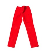 Jacadi Kids Red Corduroy Pants Girls 8 Adjustable Waist Straight Leg - $436.11 MXN