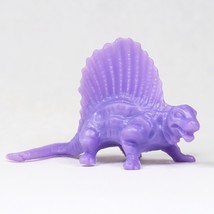Joy Toy Dimetrodon Purple Dinosaur Figure Vintage 1980s Ajax Tootsie Toy 04564 - £7.62 GBP