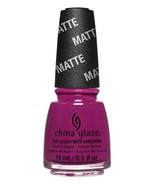 China Glaze Nail Polish Color Lacquer with Hardeners, Twisted Sister Mat... - $9.90