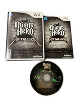 Guitar Hero: Metallica Wii (Nintendo Wii, 2009) COMPLETE! Tested &amp; Working! - £44.83 GBP