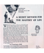 1948 Rosicrucians Organization Advertisement AMORC Secret Fraternal F15T2 - $34.57 CAD