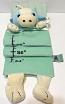 Emily Toys Plush Growth Chart with Photo Inserts Giraffe Green and Blue ... - $13.59