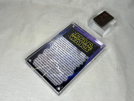 Star Wars Galactic Bronze Credit Chip Piece, Metal, Plaque, Item Stand - £54.17 GBP