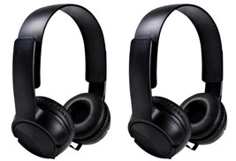 (2) DJ Style Stereo Headphones HQ Sound Home Audio Studio Phone Tablet P... - $21.37