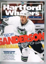 1996-97 Hartford Whalers Game Program Magazine Homestand Issue #4 Januar... - £19.46 GBP