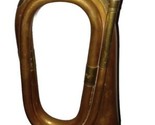 Vintage Copper And Brass Military Style Bugle with Mouthpiece - £27.91 GBP