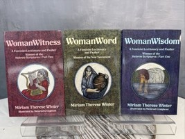 Miriam Therese Winter 3 BOOK LOT Woman Prayer Wisdom Feminist Lectionary Psalter - £18.97 GBP