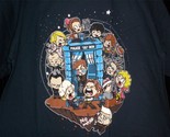 TeeFury Doctor Who LARGE &quot;Let&#39;s Play Doctor&quot; Tribute Shirt NAVY - $14.00