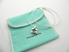 Tiffany &amp; Co Cross Necklace Pendant Charm Chain Silver Love Gift Pouch Crucifix - £239.50 GBP
