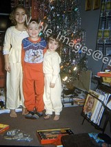 1955 Kids Christmas Tree Roy Rogers PJ&#39;s Chicago Red-Border Kodachrome Slide - £4.35 GBP