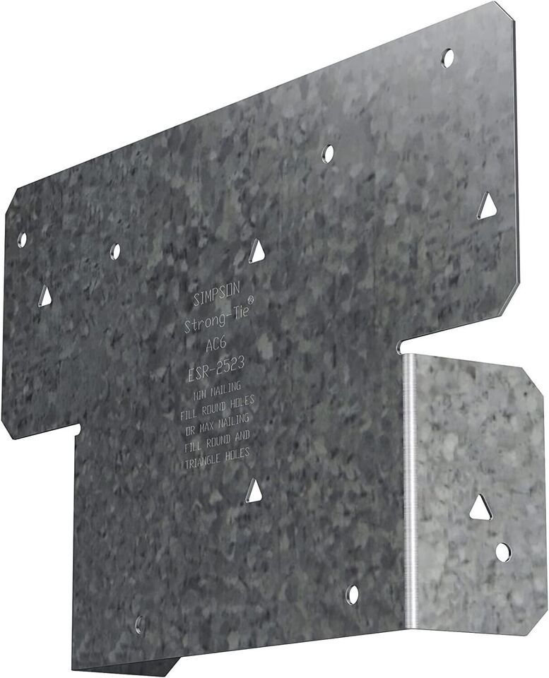 Simpson Strong-Tie AC Galvanized Adjustable Post Cap for 6X - $21.28