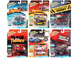 &quot;Street Freaks&quot; 2021 Set A of 6 Cars Release 4 1/64 Diecast Model Cars by Johnny - £56.05 GBP