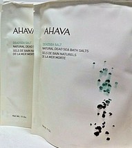( Lot 2 ) Ahava Deadsea Salt / Natural Dead Sea Bath Salts / 11 Fl Oz Ea Sealed - £13.39 GBP