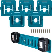 Makita 18V Battery Mounts Dock Holder Fit For Bl1860, Bl1850, Bl1840,, 5 Pack. - £26.52 GBP