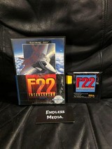 F-22 Interceptor Sega Genesis Item and Box Video Game - $7.59