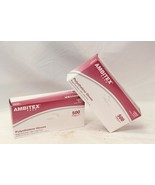 Ambitex Plg6505 Gloves Disposable Synthetic Polyethylene 2 Boxes of 500 - £20.12 GBP