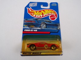 Van / Sports Car / Hot Wheels Mattel Wheels Ford GT-40 #H16 - £9.61 GBP