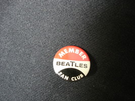 “Member Beatles Fan Club” Metal Mini-Button from 1964 Green Duck Co. - £39.96 GBP