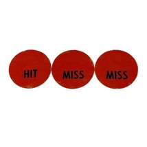 American Heritage Dogfight Replacement Red Hit Miss Cards 1963 Milton Bradley - £2.79 GBP