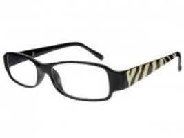 GL2015BLK +2.0 Africa Black &amp; Cream Unisex Reading Glasses - £12.64 GBP