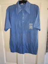 sportswear miller lite 1980&#39;s polo shirt faded vintage - $46.74