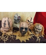 Halloween Scarecrow Mask Costume Latex Realistic Mask Scary Adult Men's - $21.99
