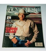 George Strait Country Music Magazine Vintage 1990 Ricky Van Shelton Vern... - $19.99