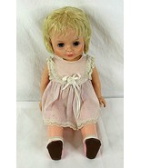 Vintage 1960s Horsman Doll With Blonde Hair &amp; Interactive Features - $29.69