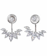 Pointed Rhinestone Ear Jackets - $291.39 MXN
