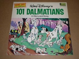 101 Dalmatians Record Album Vintage 1965 Color Book Disneyland Label - £39.95 GBP
