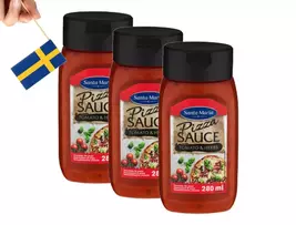 3 Bottles Santa Maria Pizza Sauce  Tomato &amp; Herbs | 280g (9.87oz) - $20.23